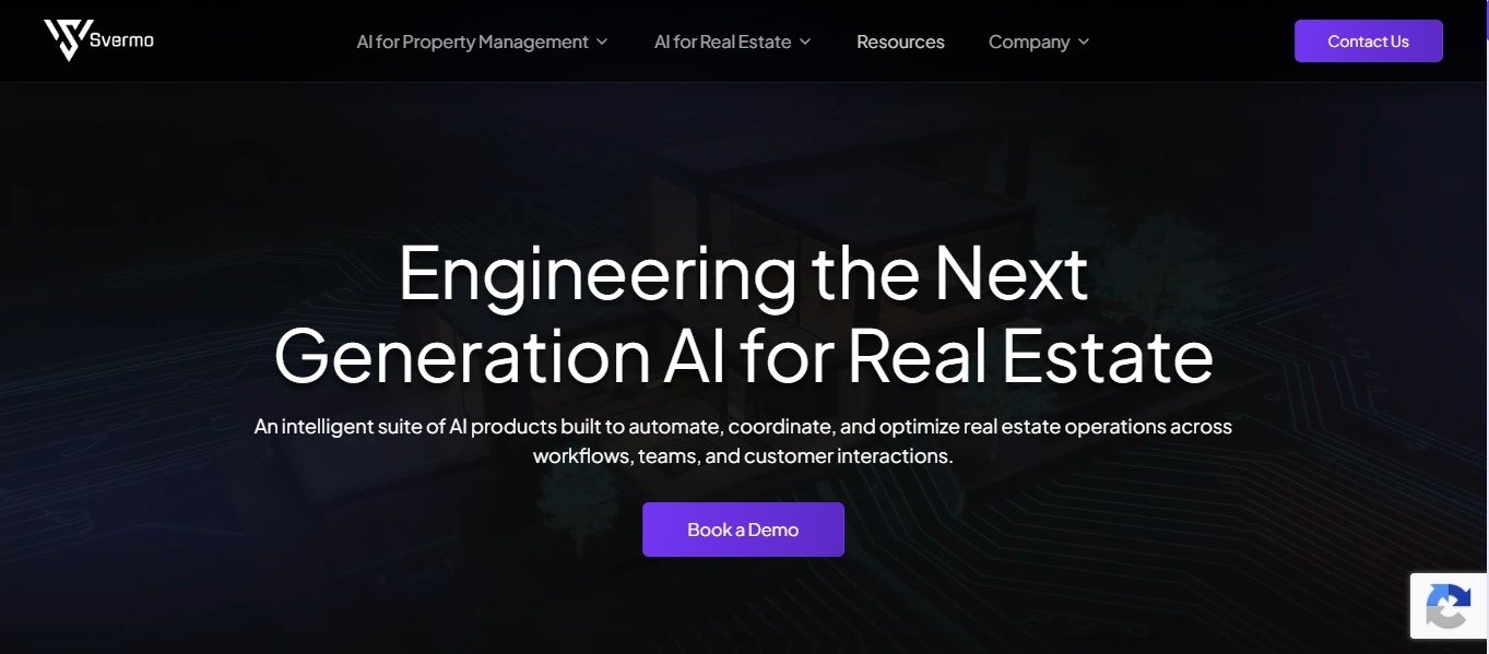 Svermo - AI Real Estate Platform for Property Operations