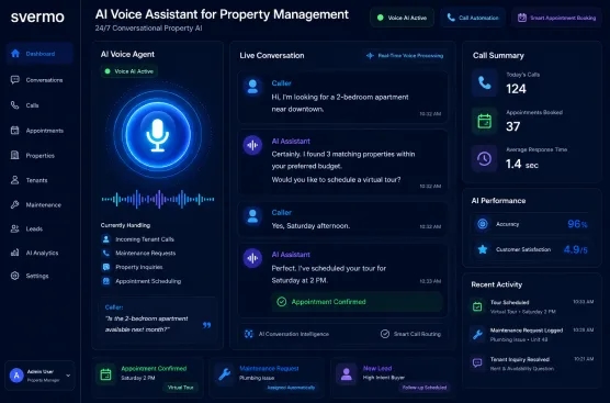 AI Voice Assistant for Property Management Operations Automation