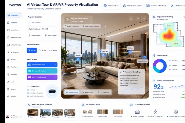 AI Virtual Tour & AR VR Property Visualization Software for Real Estate