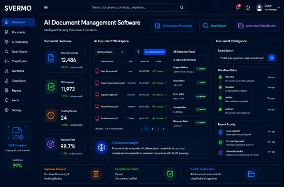 AI-Powered Document Management Platform Built for Modern Real Estate Teams
